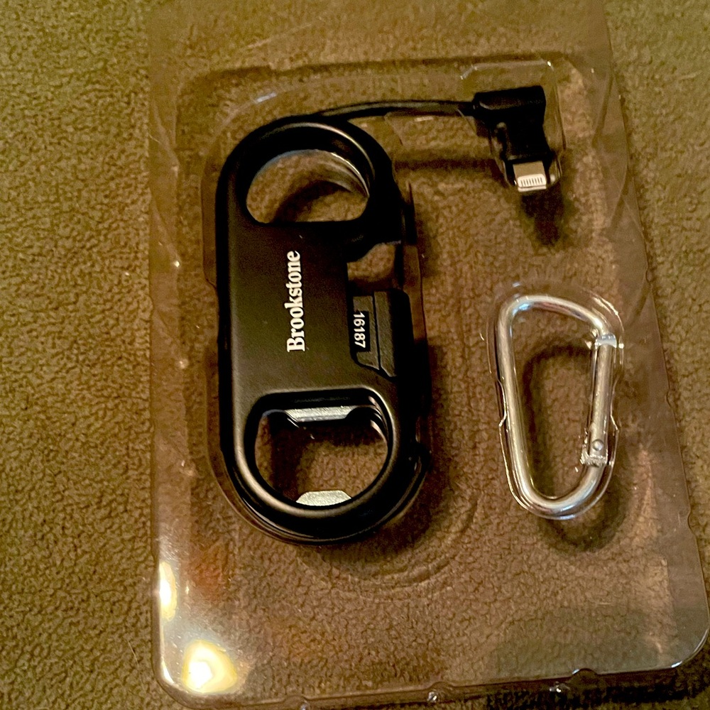 New USB Cable &. Bottle Opener, Charges and Syncs
